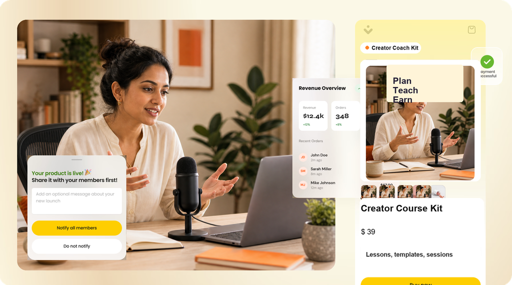 10X knowledge seller storefront mockup