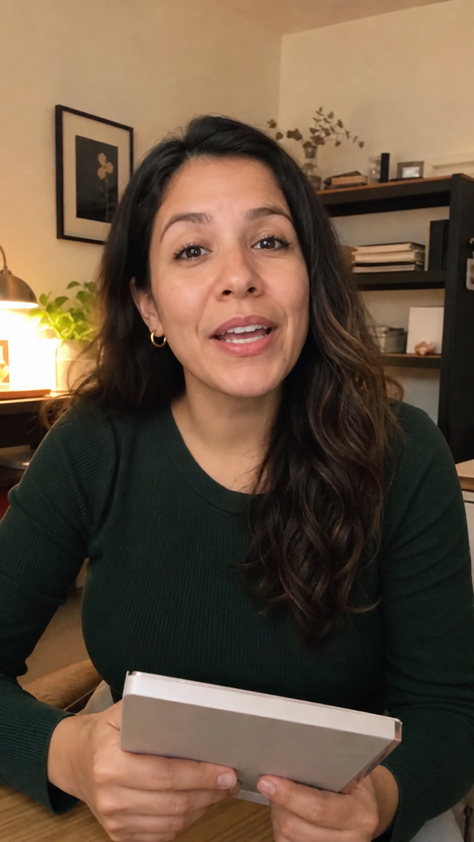 Founder building a cozy digital offer