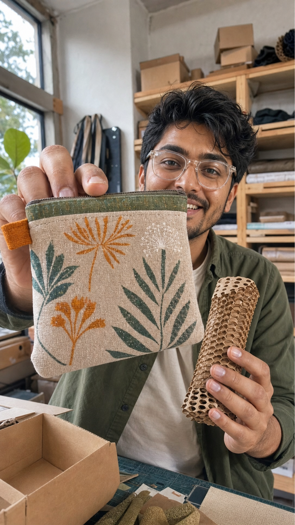Maker founder preparing a product launch